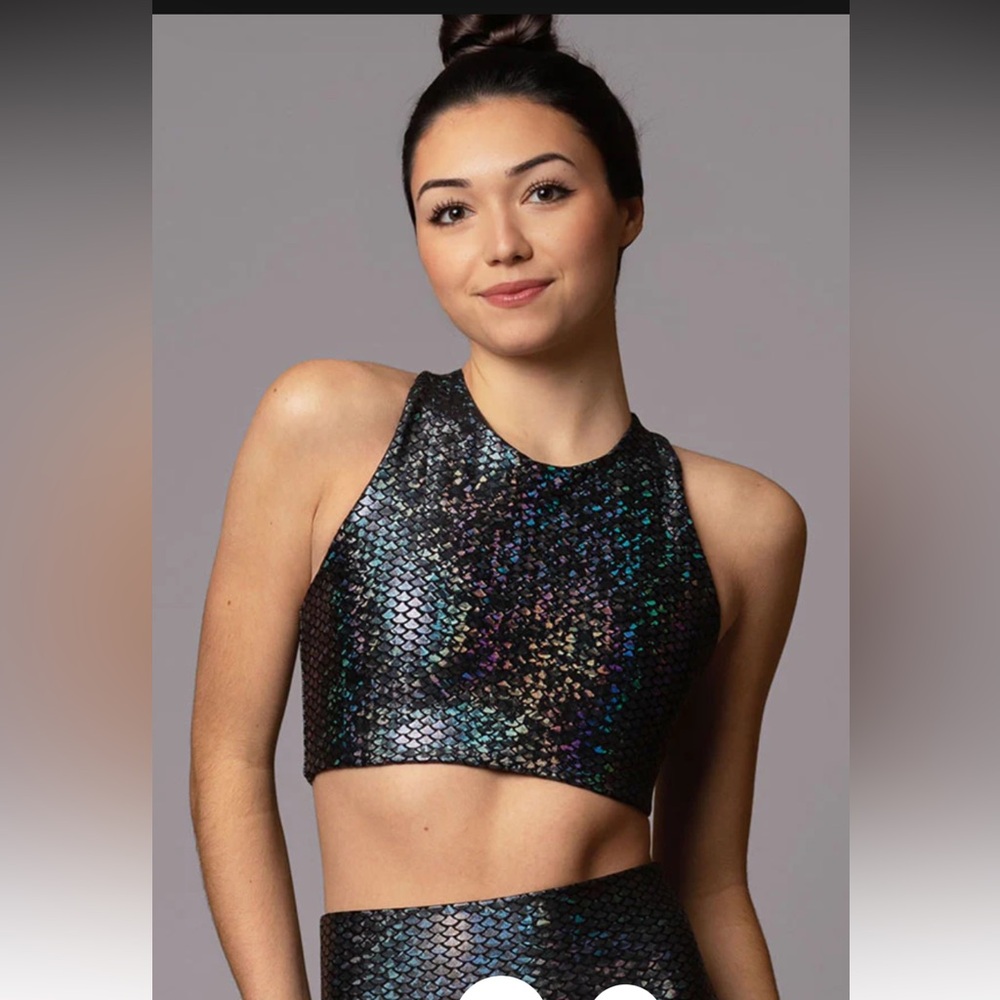 Emily Hsu Midnight Crop Bra Top
